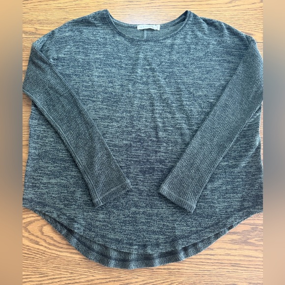 Rag & Bone Green Heather Long Sleeve Top - Picture 5 of 5